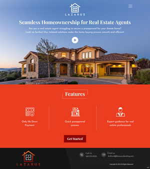 Landing Page Design by pb for this project | Design: #31954101