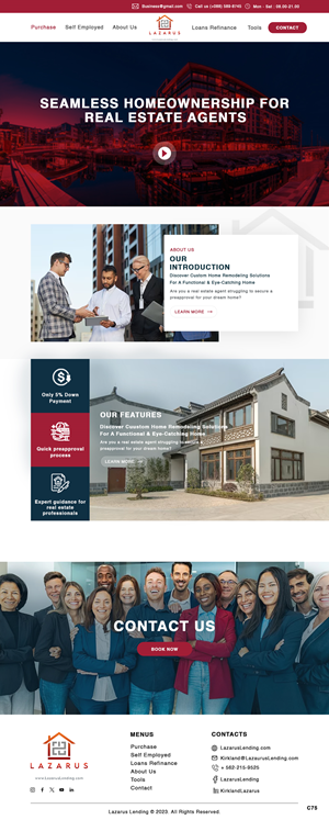 Landing Page Design by pb for this project | Design: #31961229