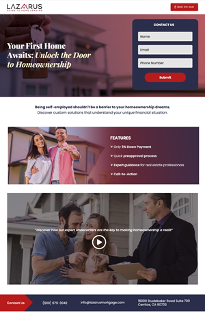 Landing Page Design by Amit Prakash for this project | Design: #31945548