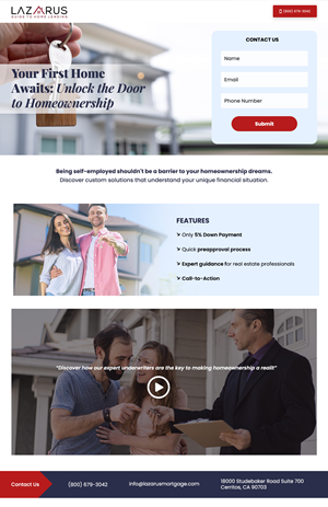 Landing Page Design by Amit Prakash for this project | Design: #31975368