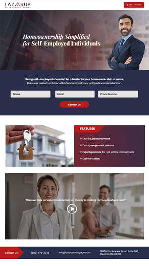 Landing Page Design by Amit Prakash for this project | Design: #31975407