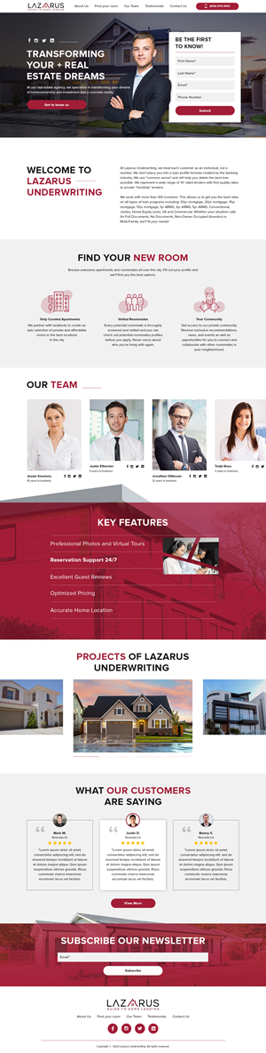 Landing Page Design by creative.bugs for this project | Design: #31959291