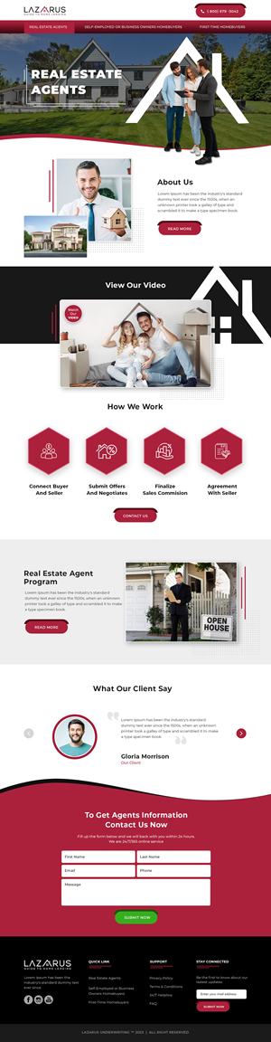 Landing Page Design by sai.designer87