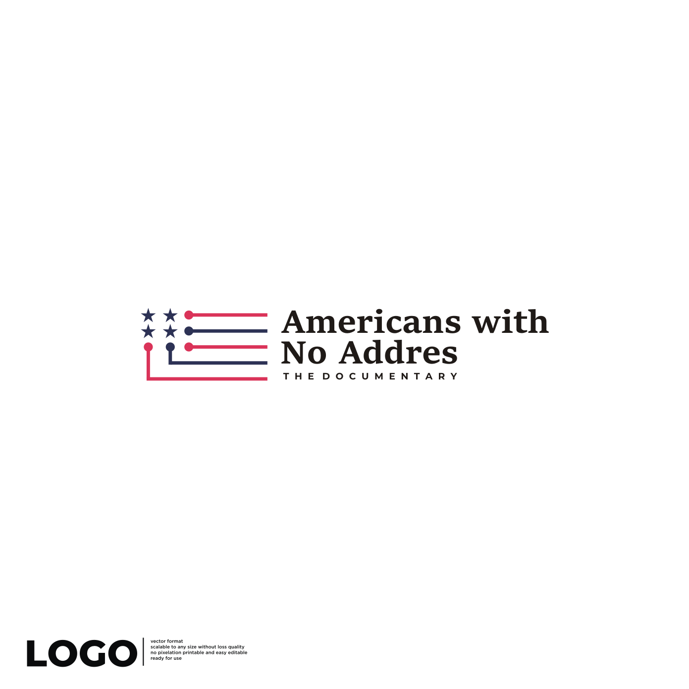 Logo Design by aquila© for Americans With No Address | Design #31970391