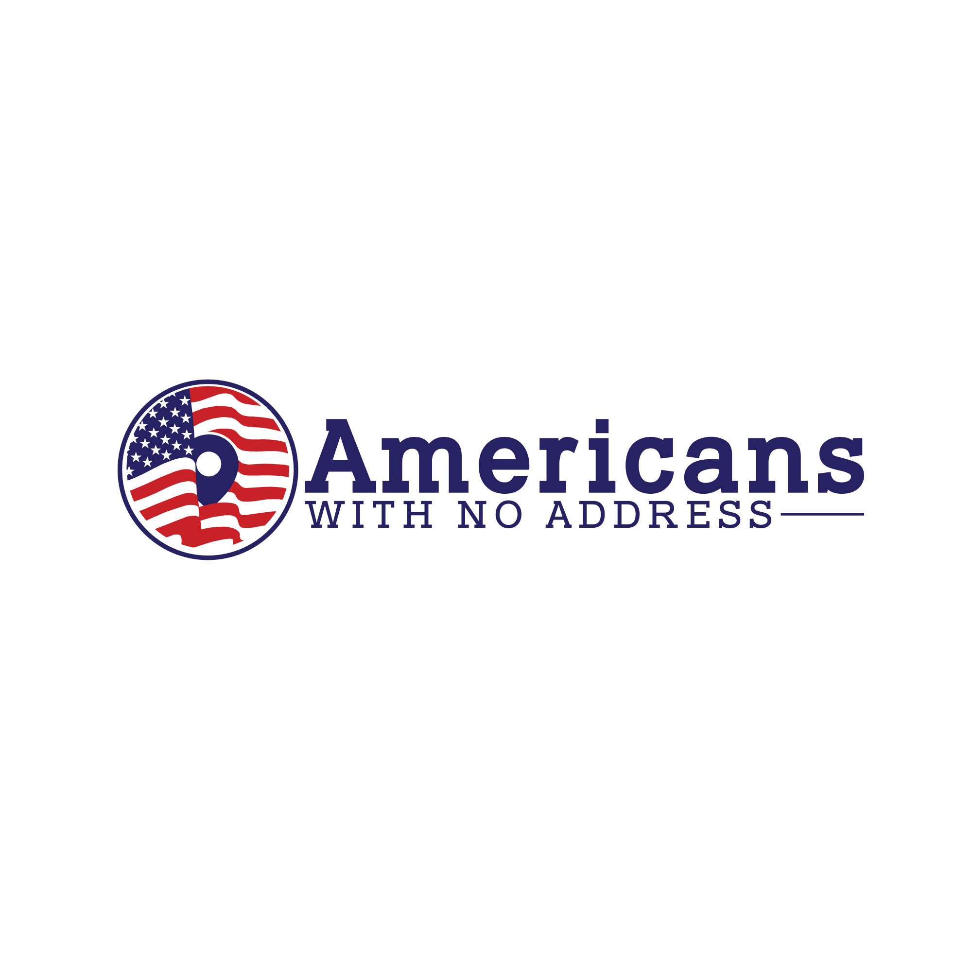 Logo Design by Rosalie.. for Americans With No Address | Design #31963558