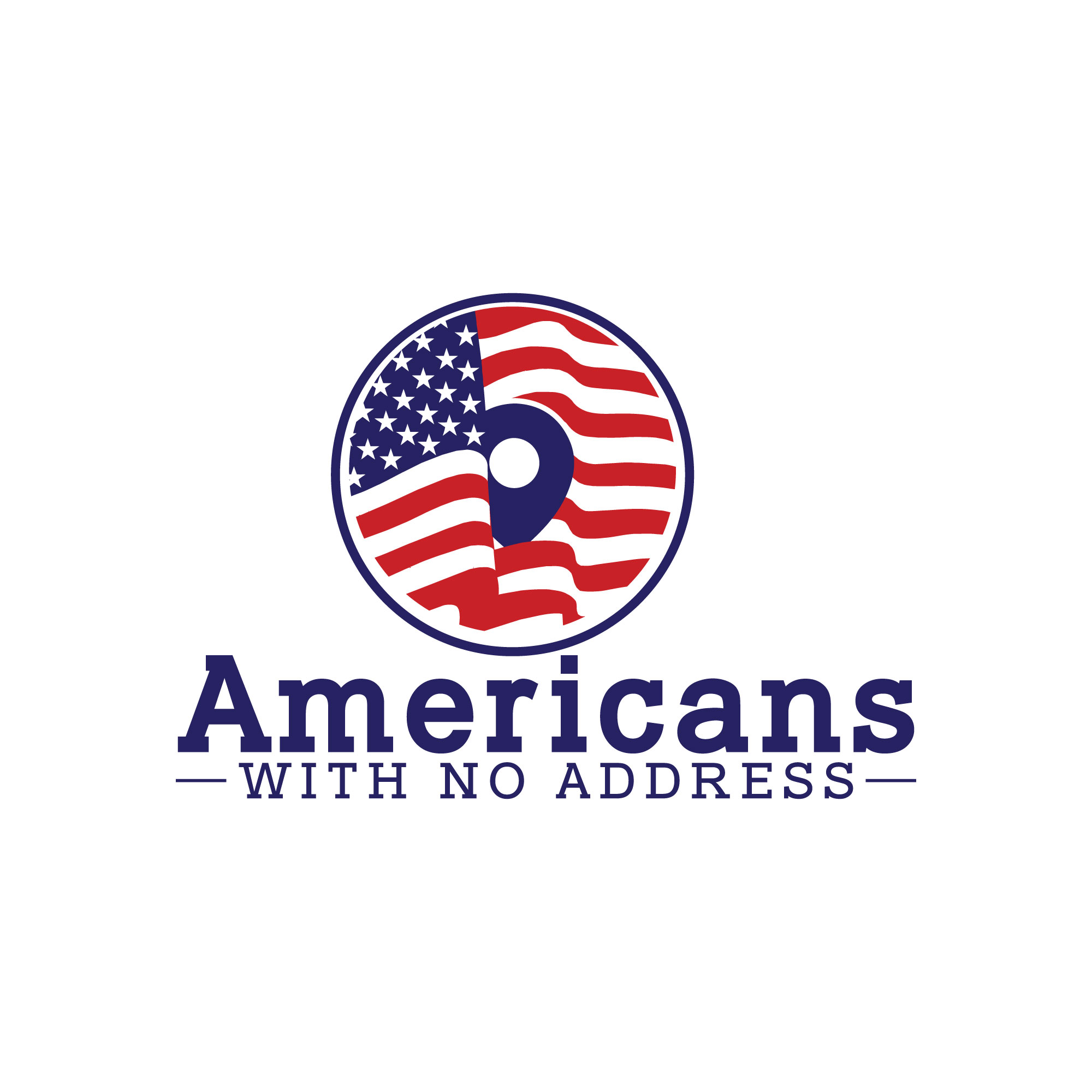 Logo Design by Rosalie.. for Americans With No Address | Design #31963559
