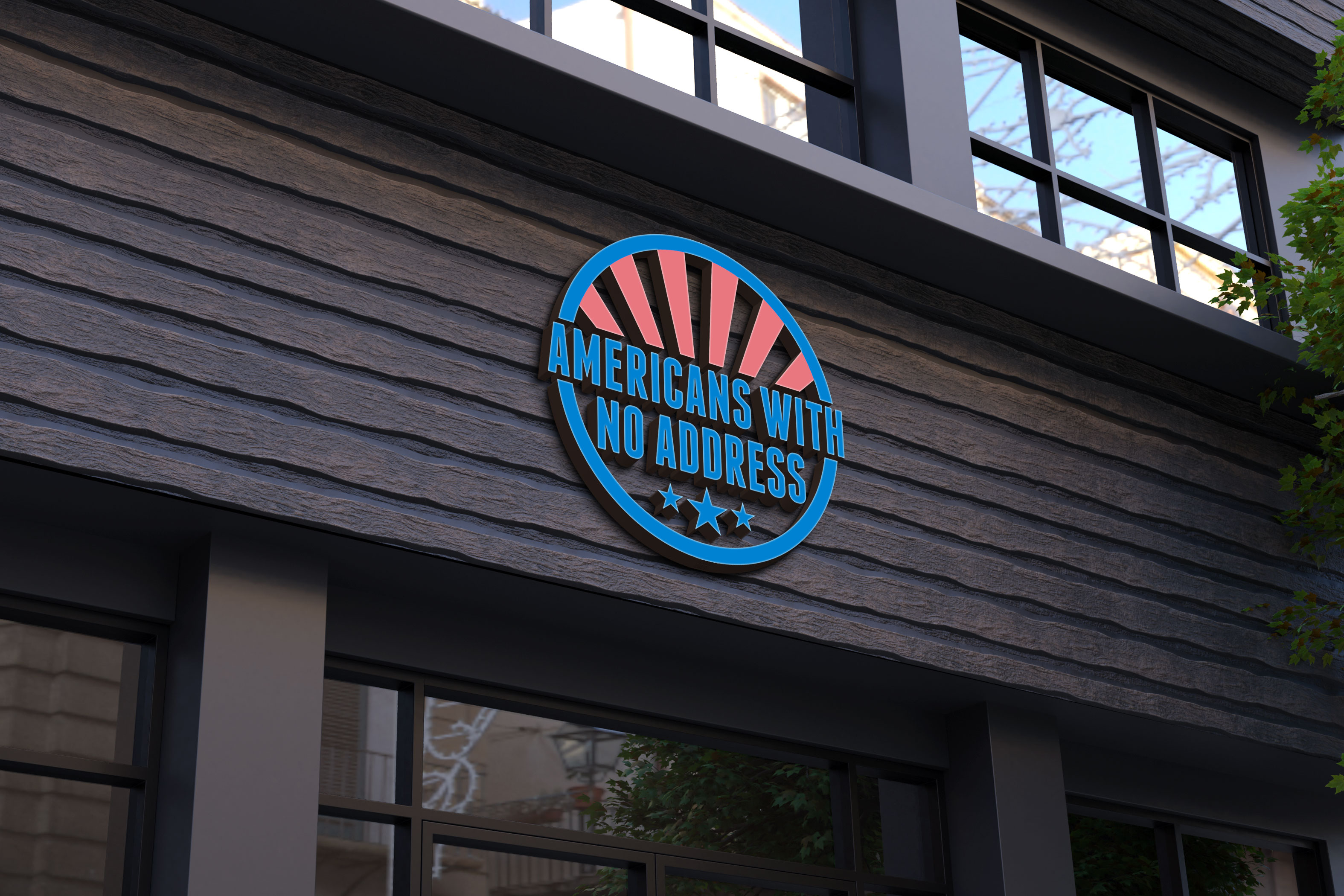 Logo Design by Kavth for Americans With No Address | Design #31956604