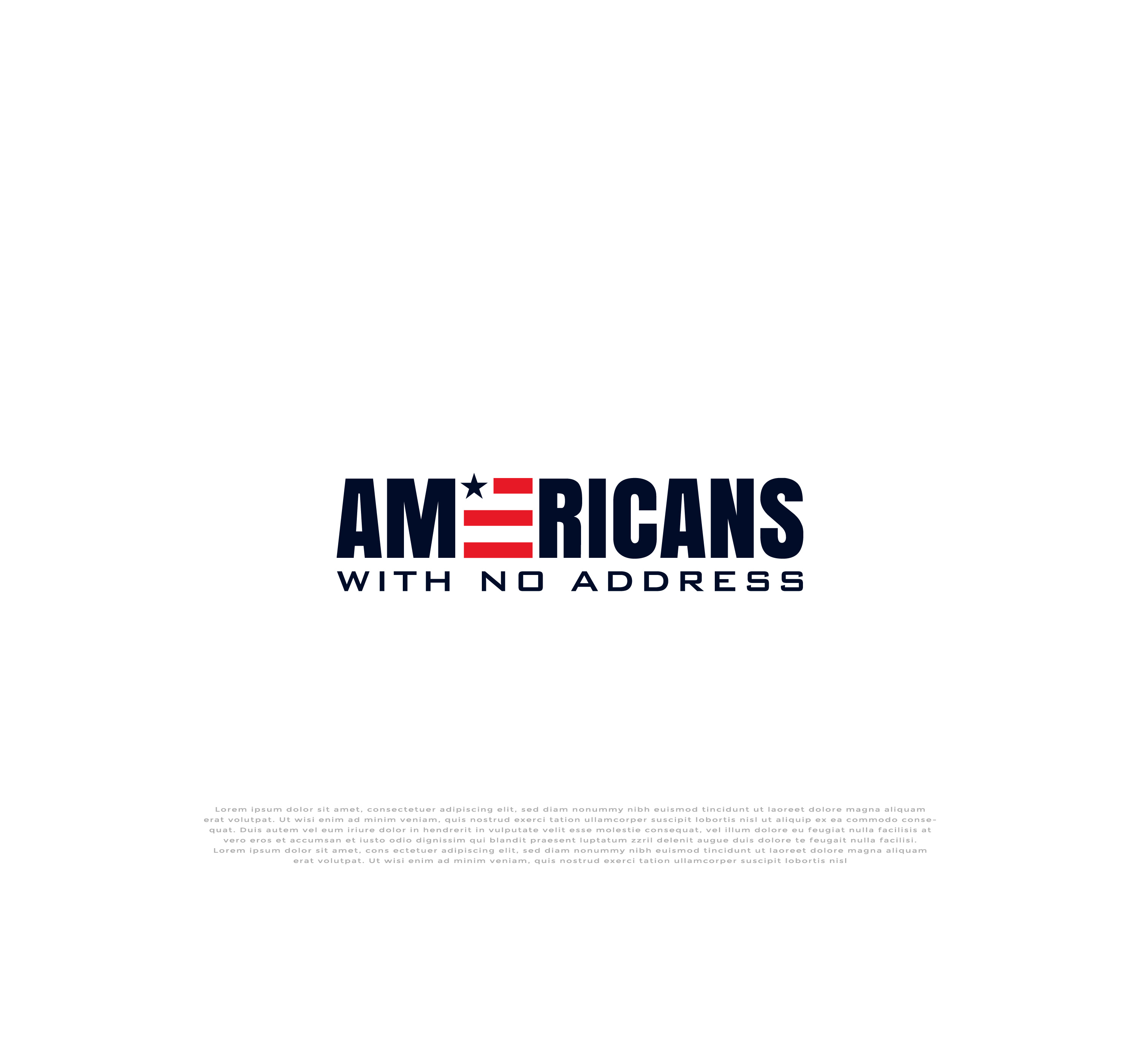 Logo Design by mehedi.h for Americans With No Address | Design #31950537
