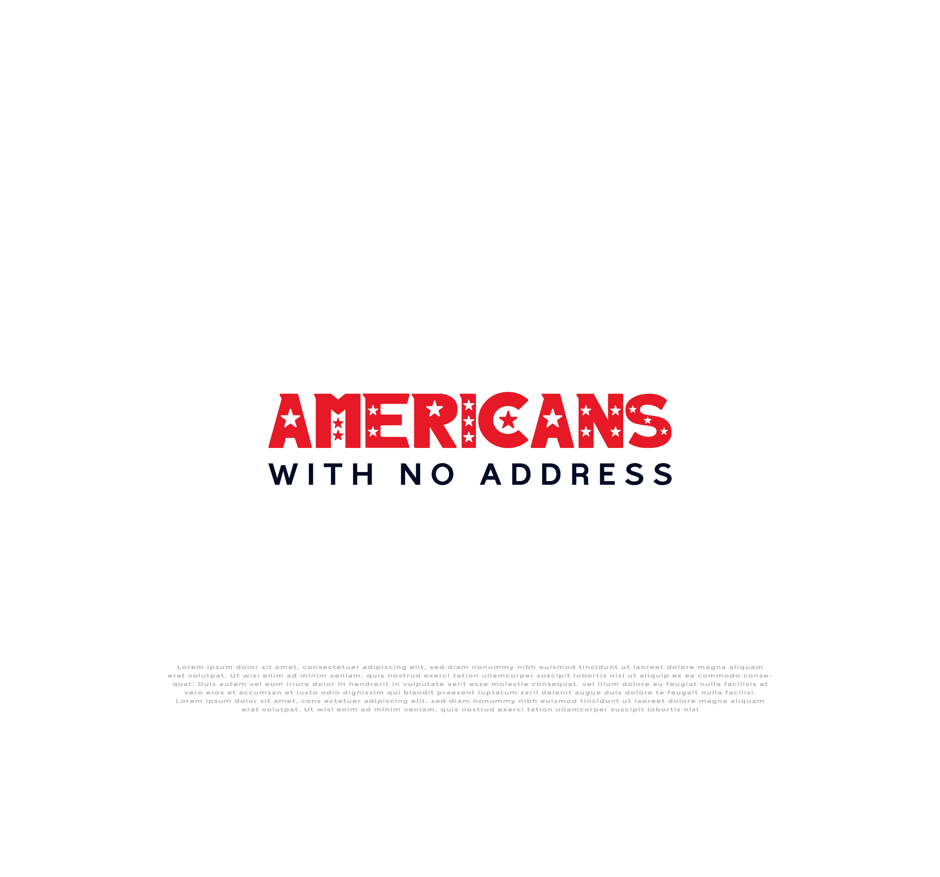 Logo Design by mehedi.h for Americans With No Address | Design #31950539