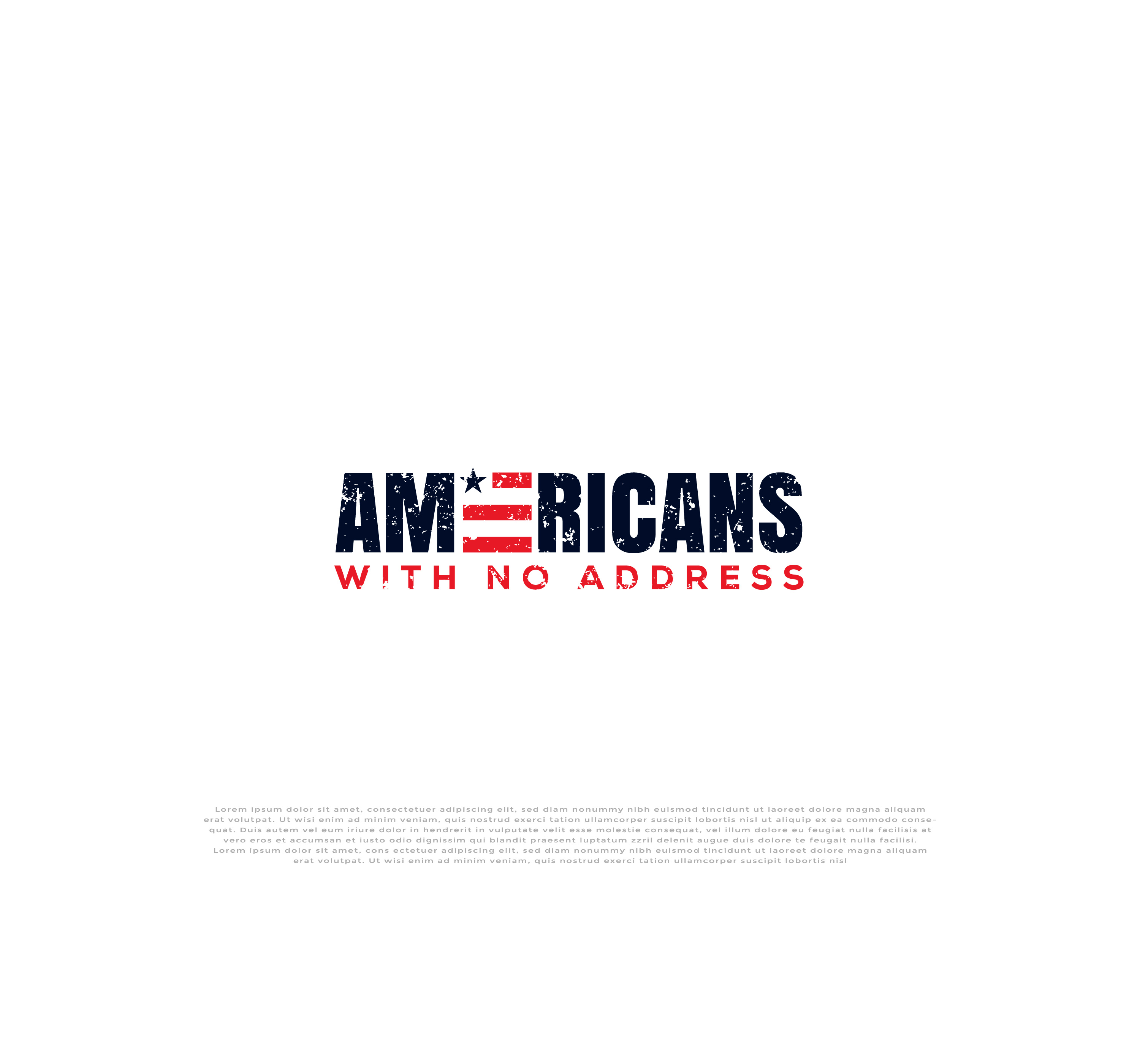 Logo-Design von mehedi.h für Americans With No Address | Design #31950771
