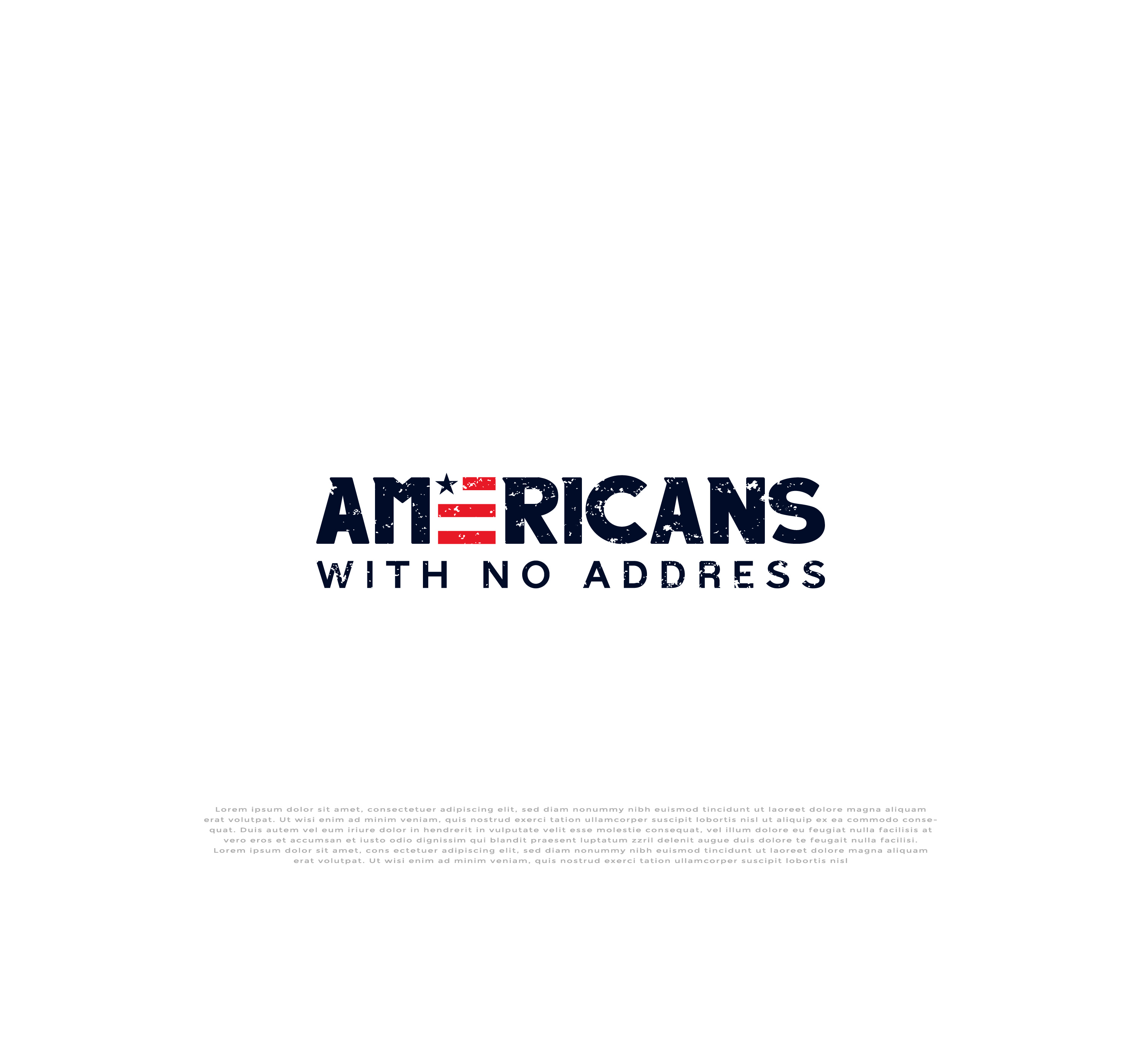 Logo-Design von mehedi.h für Americans With No Address | Design #31950793