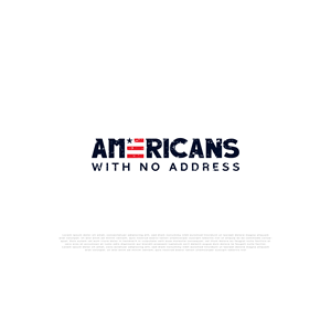 Logo Design by mehedi.h for Americans With No Address | Design: #31950793