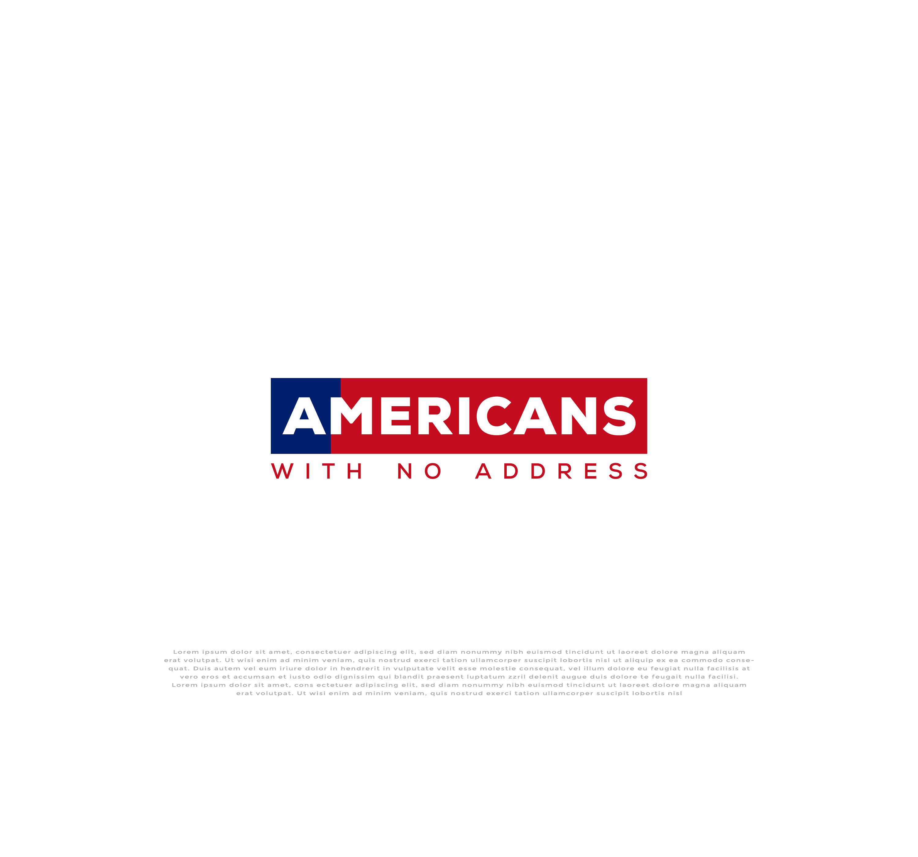 Logo-Design von mehedi.h für Americans With No Address | Design #31975022
