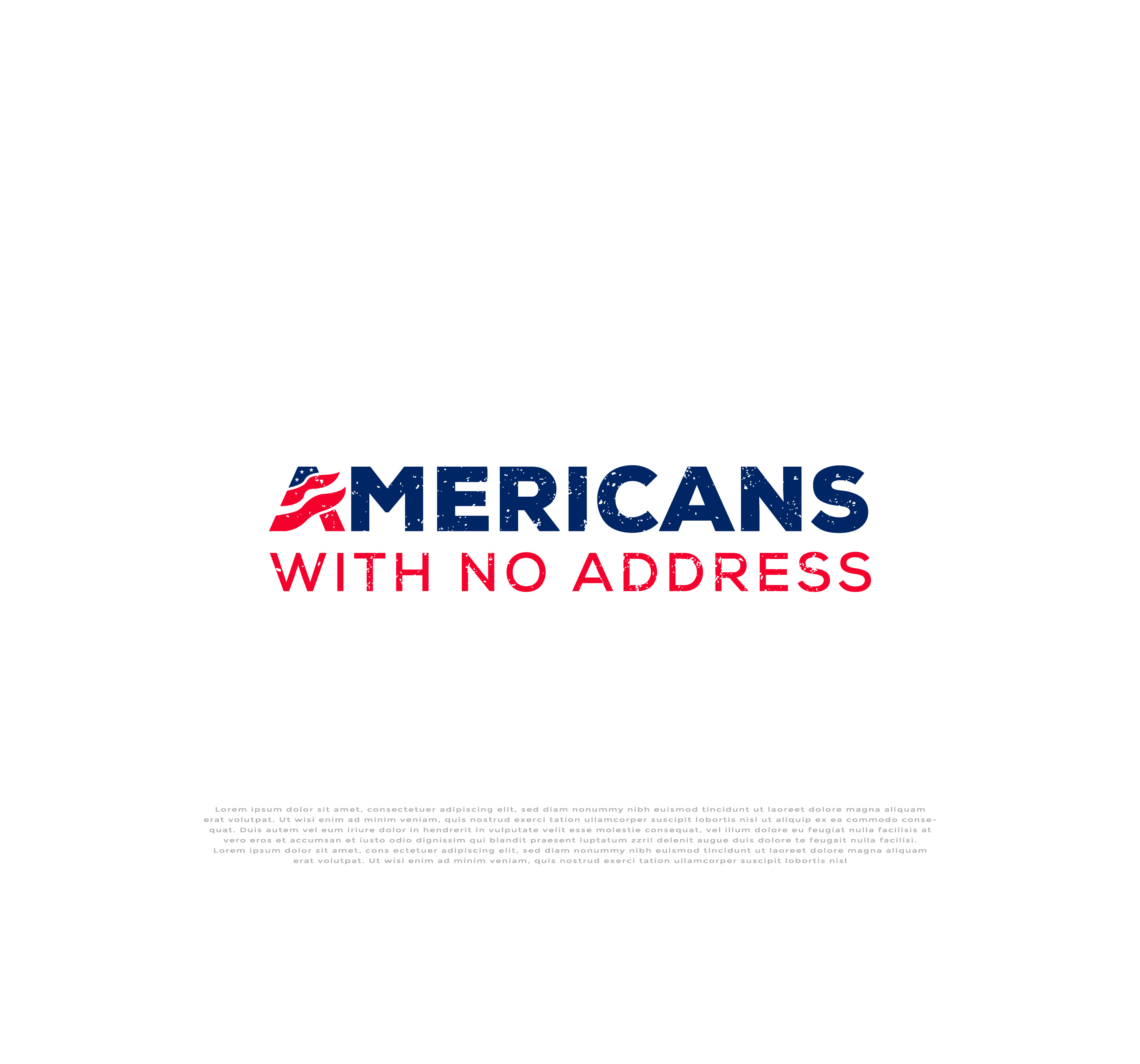 Logo-Design von mehedi.h für Americans With No Address | Design #31975025