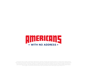 Logo Design by mehedi.h for Americans With No Address | Design: #31975242