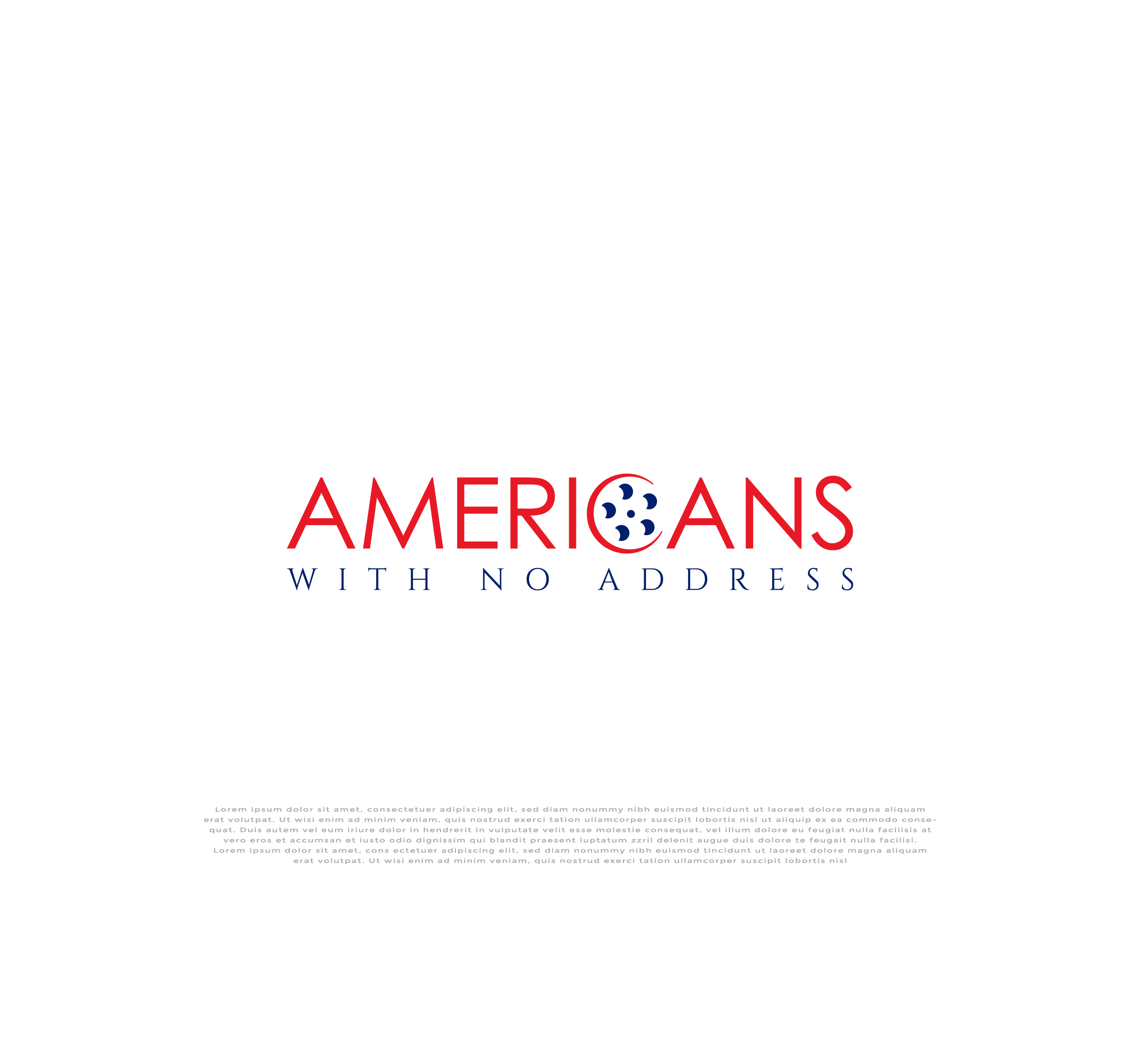 Logo Design by mehedi.h for Americans With No Address | Design #31975377