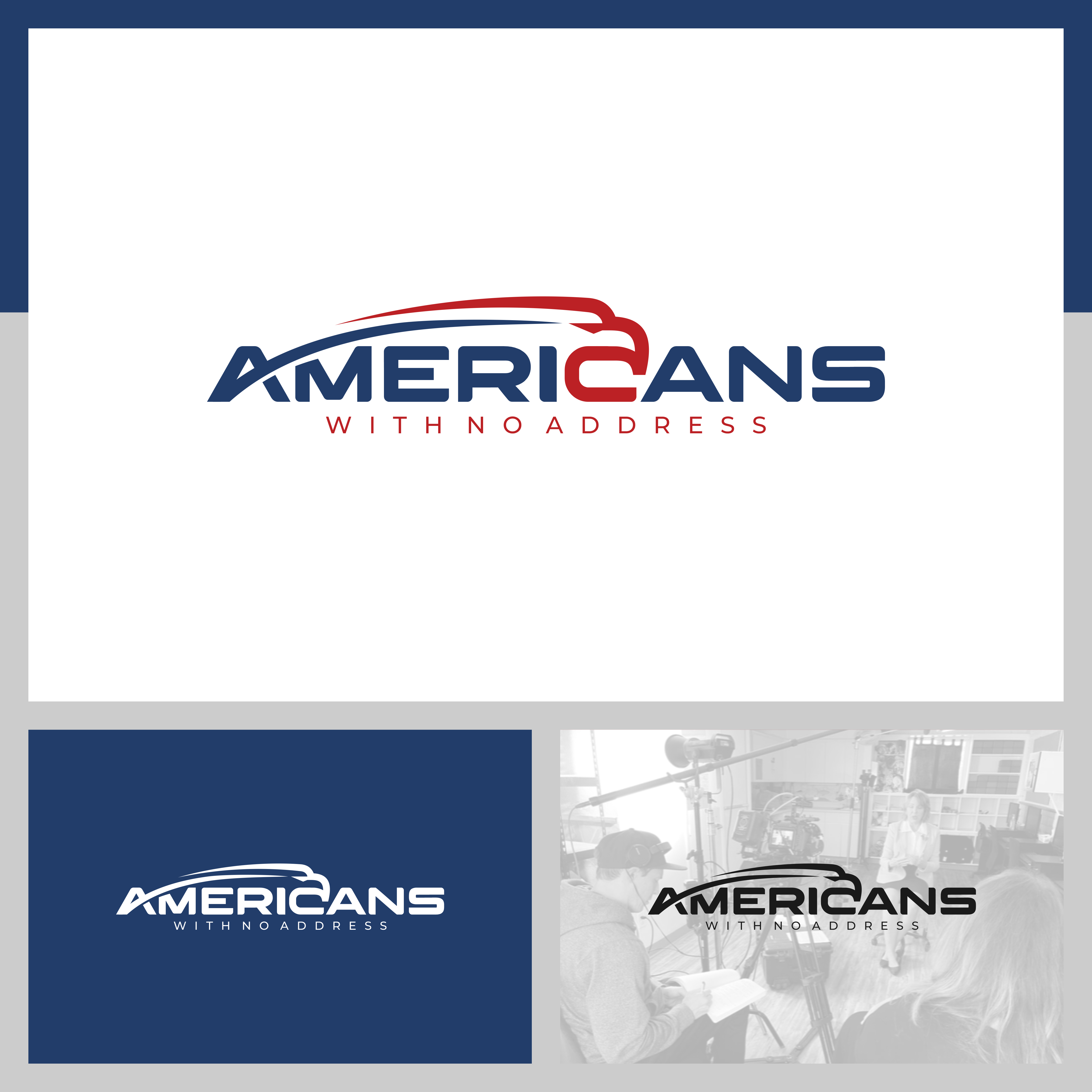 Logo Design by Adilia Romadina for Americans With No Address | Design #31949603