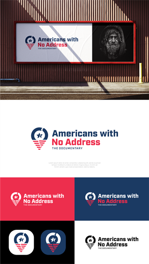 Logo Design by Noekha Studio for Americans With No Address | Design: #31967734