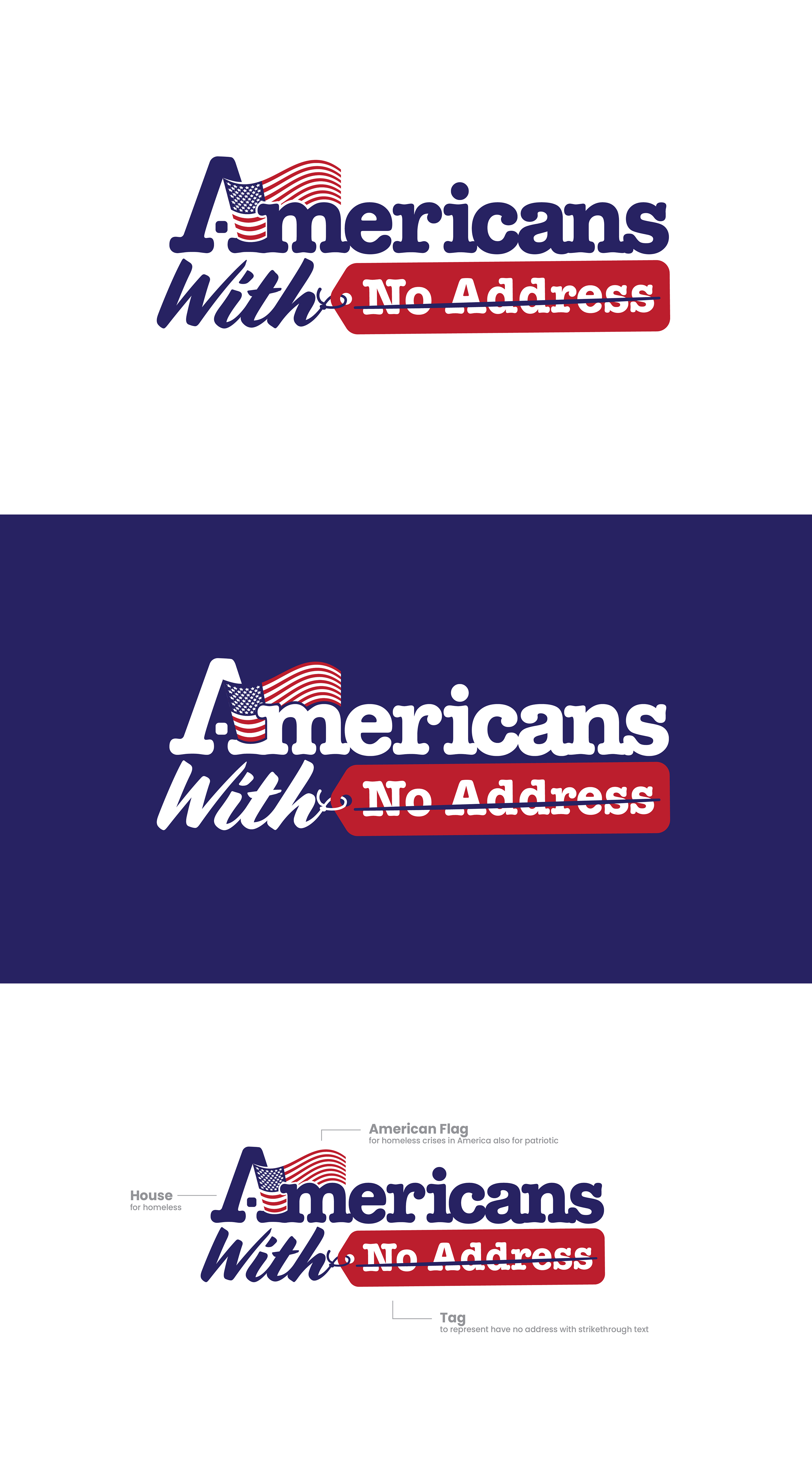 Diseño de Logo por Artya Works para Americans With No Address | Diseño #31952931