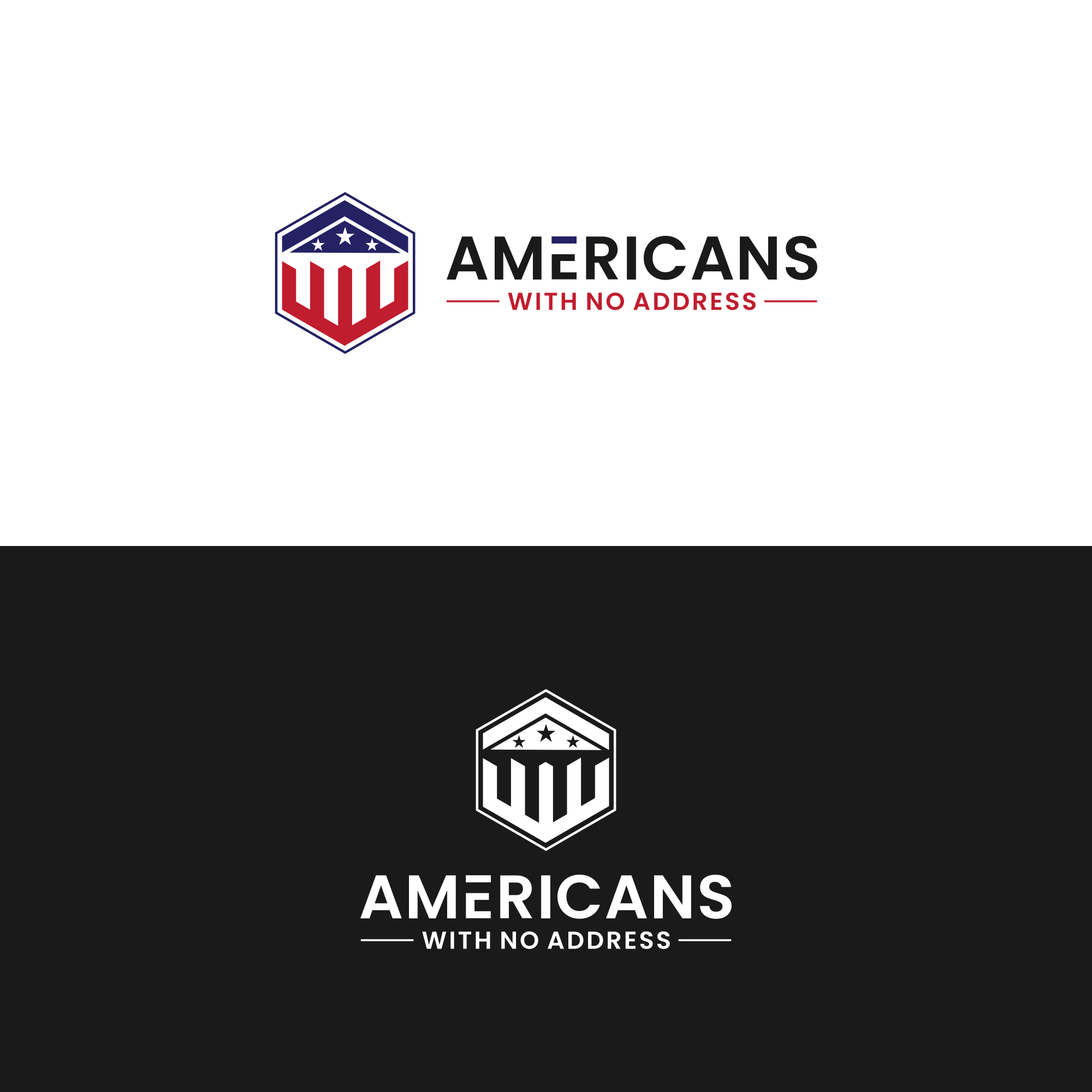 Logo Design by AQILA ™ for Americans With No Address | Design #31959892