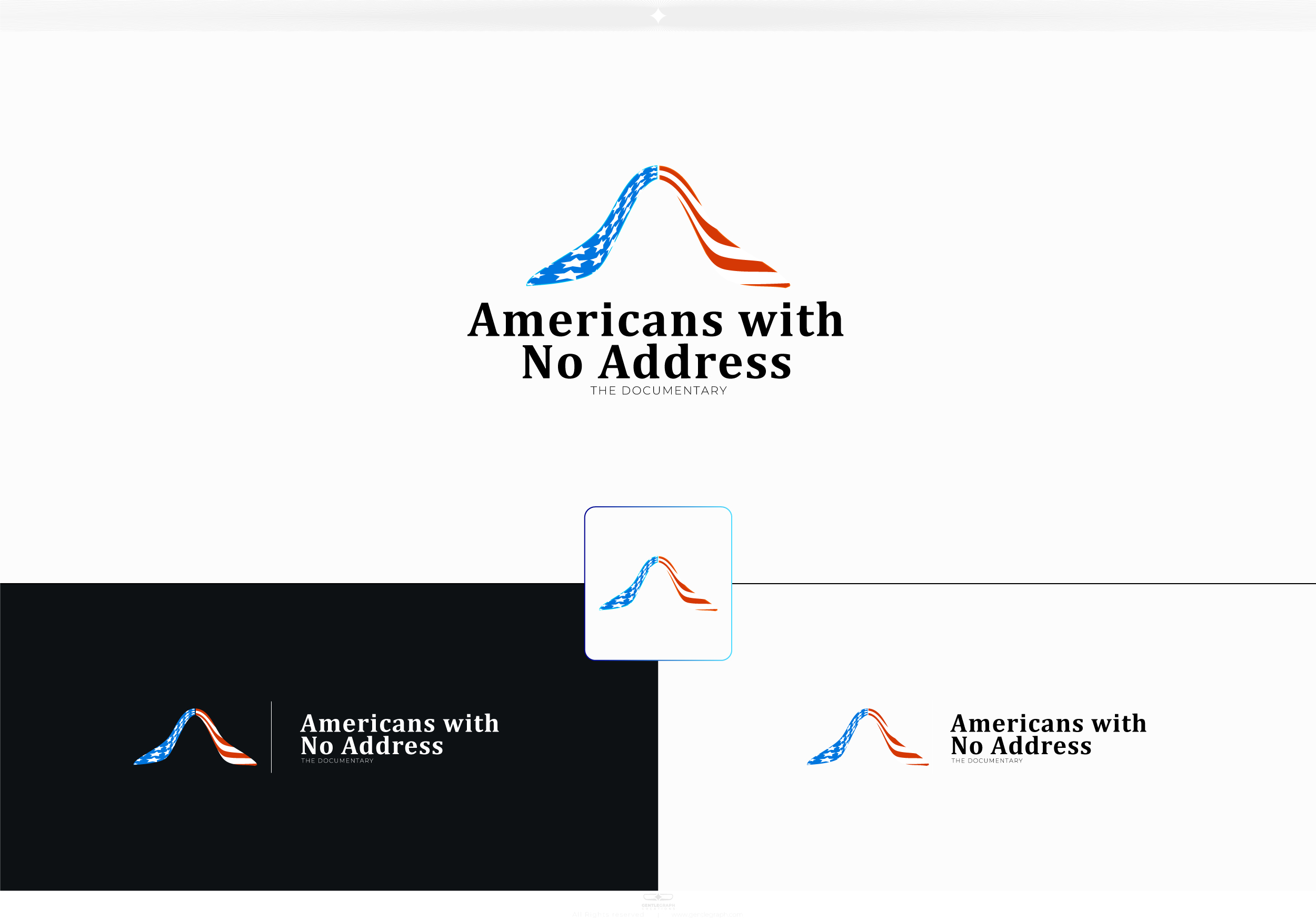 Logo Design by JebaF for Americans With No Address | Design #31965217