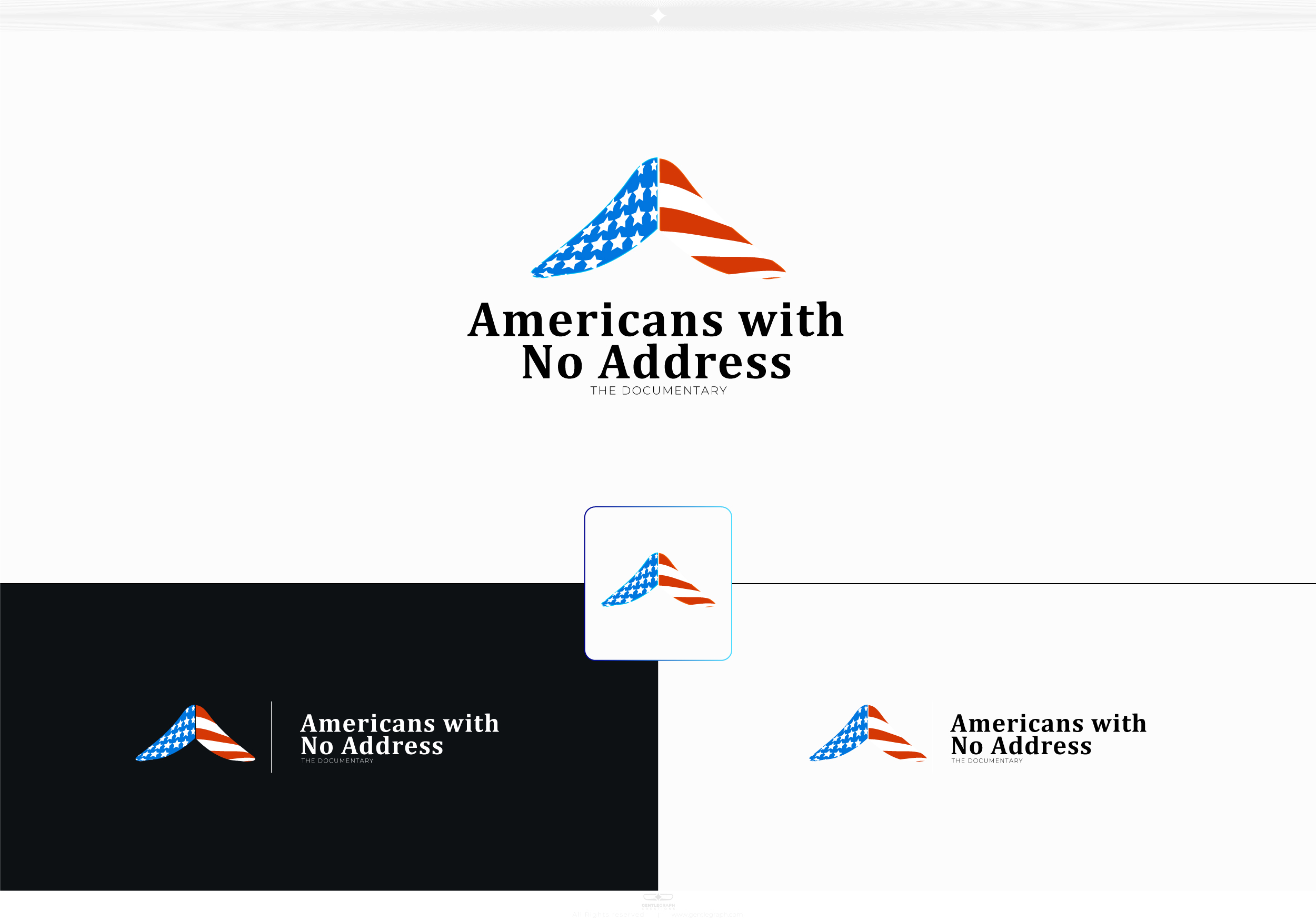 Logo Design by JebaF for Americans With No Address | Design #31965258