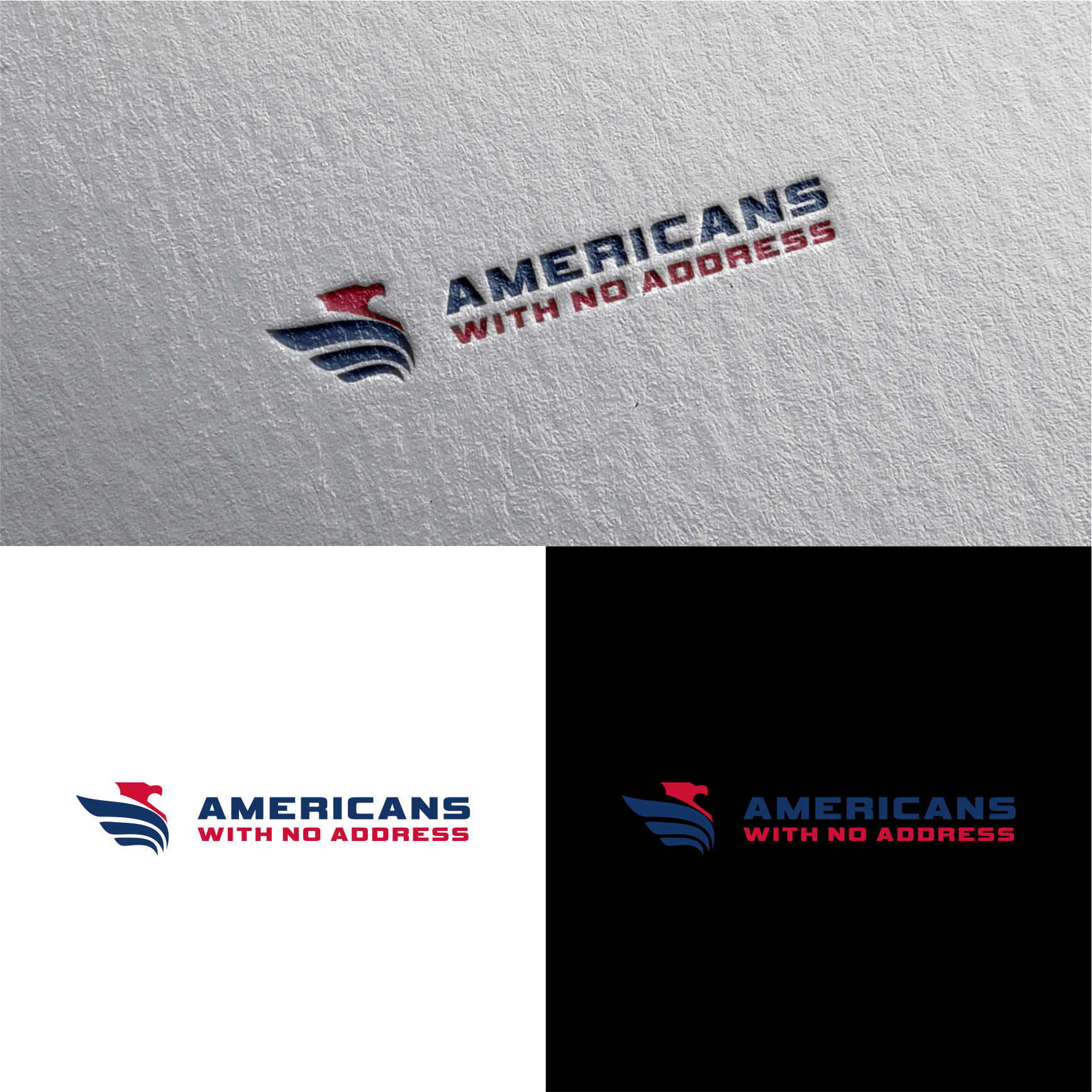 Logo Design by dodobakauu for Americans With No Address | Design #31957068