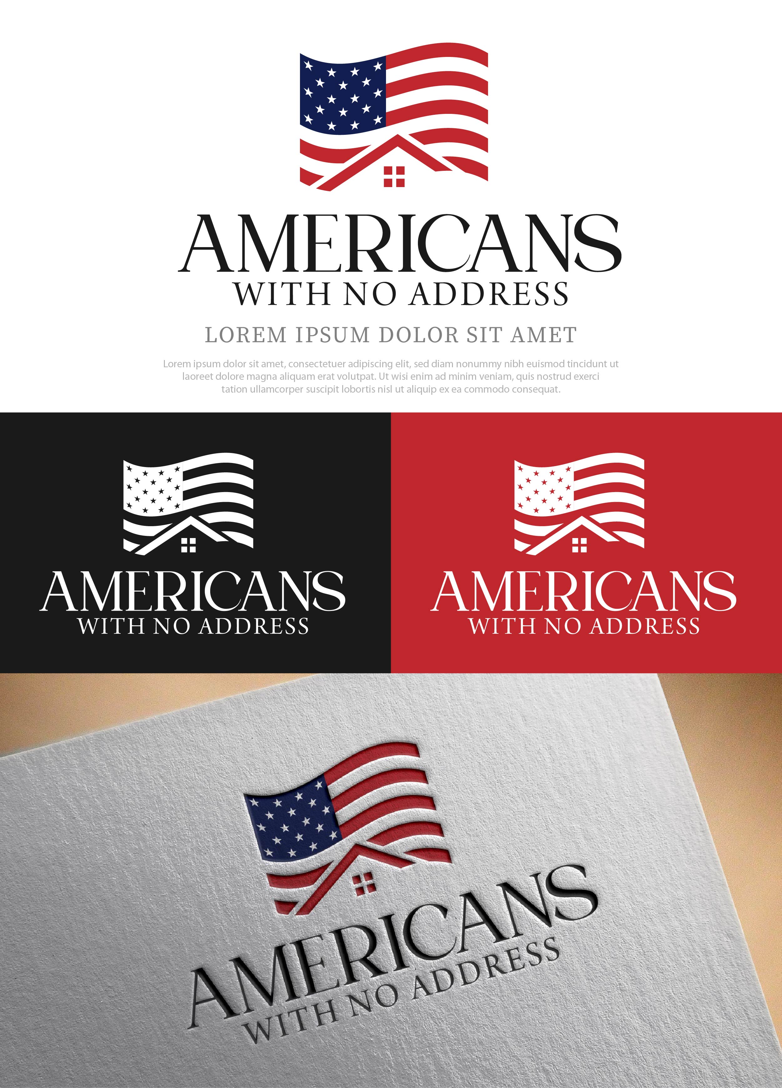 Logo Design by NasarLogo for Americans With No Address | Design #31969502