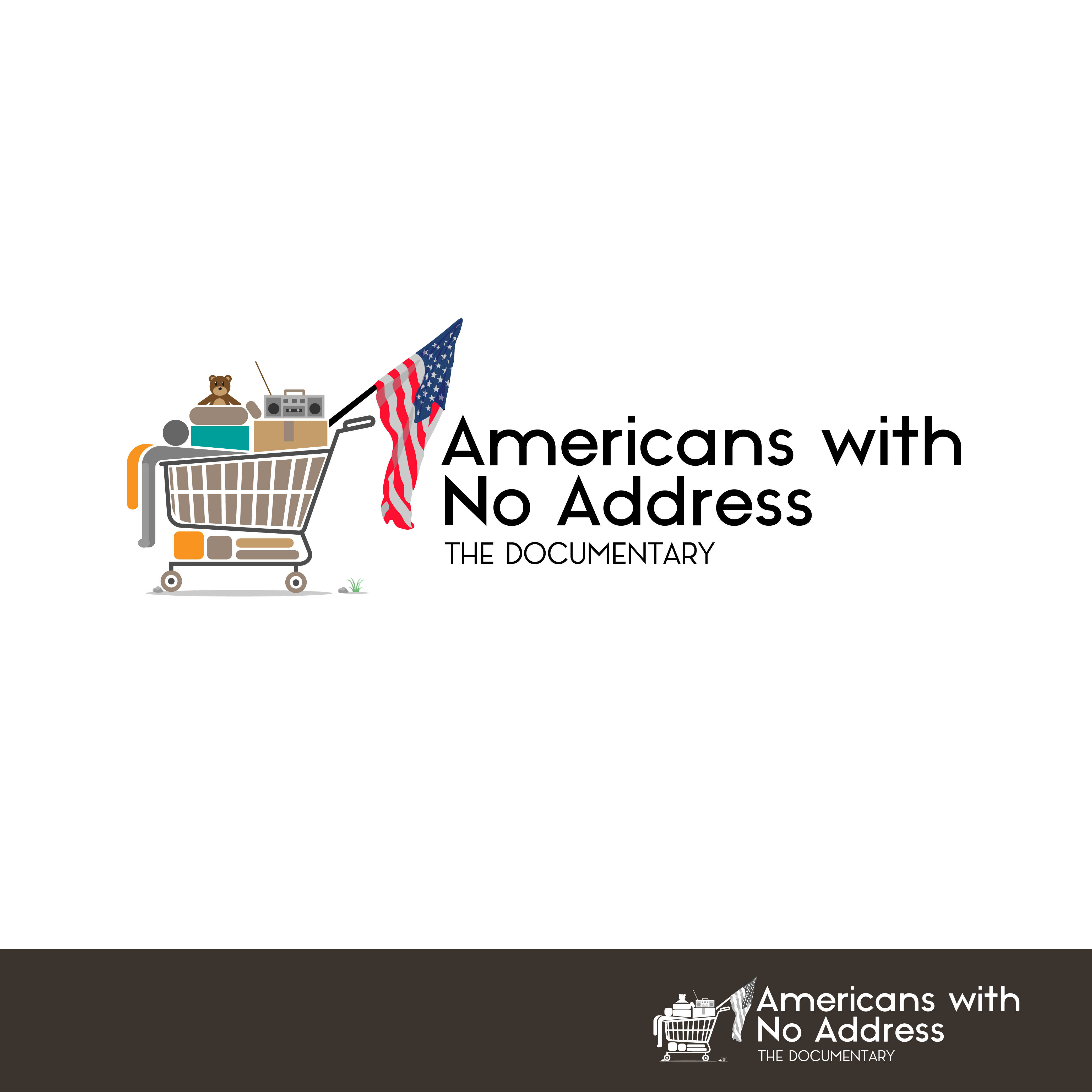 Logo Design by Swickson.design for Americans With No Address | Design #31953607