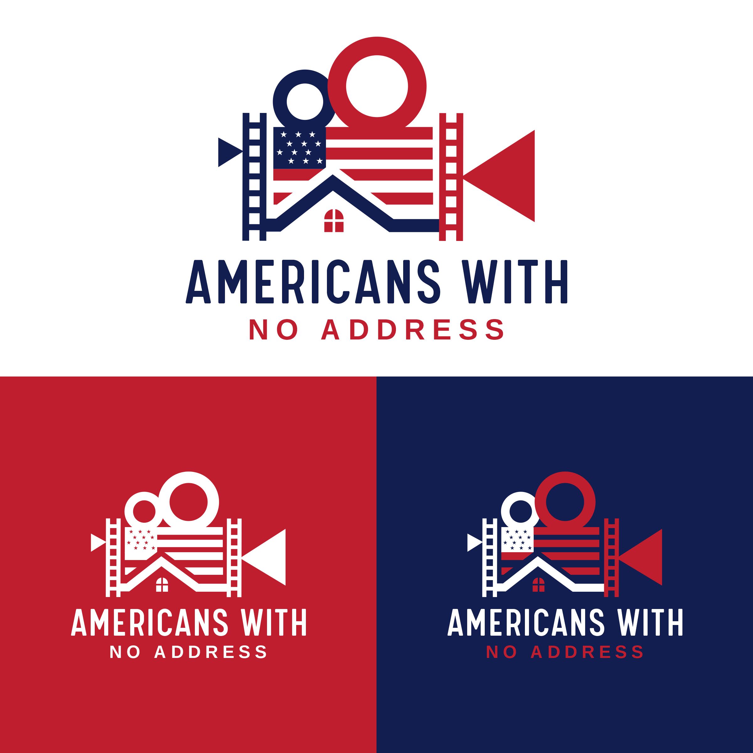 Logo-Design von creative.bugs für Americans With No Address | Design #31952239
