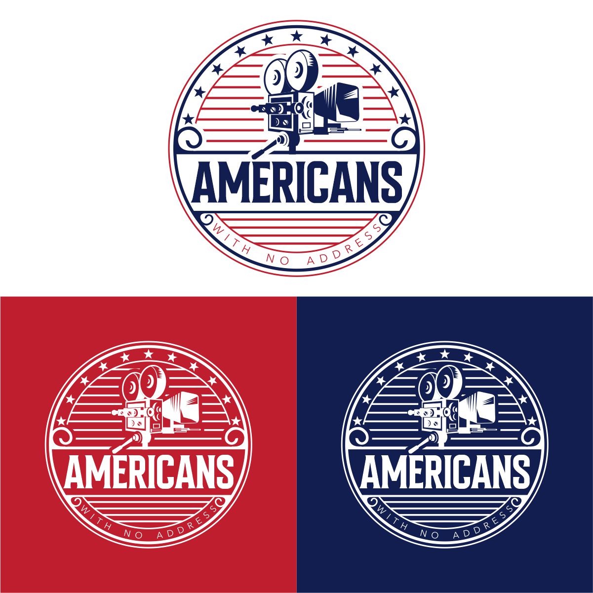 Logo Design by creative.bugs for Americans With No Address | Design #31952249