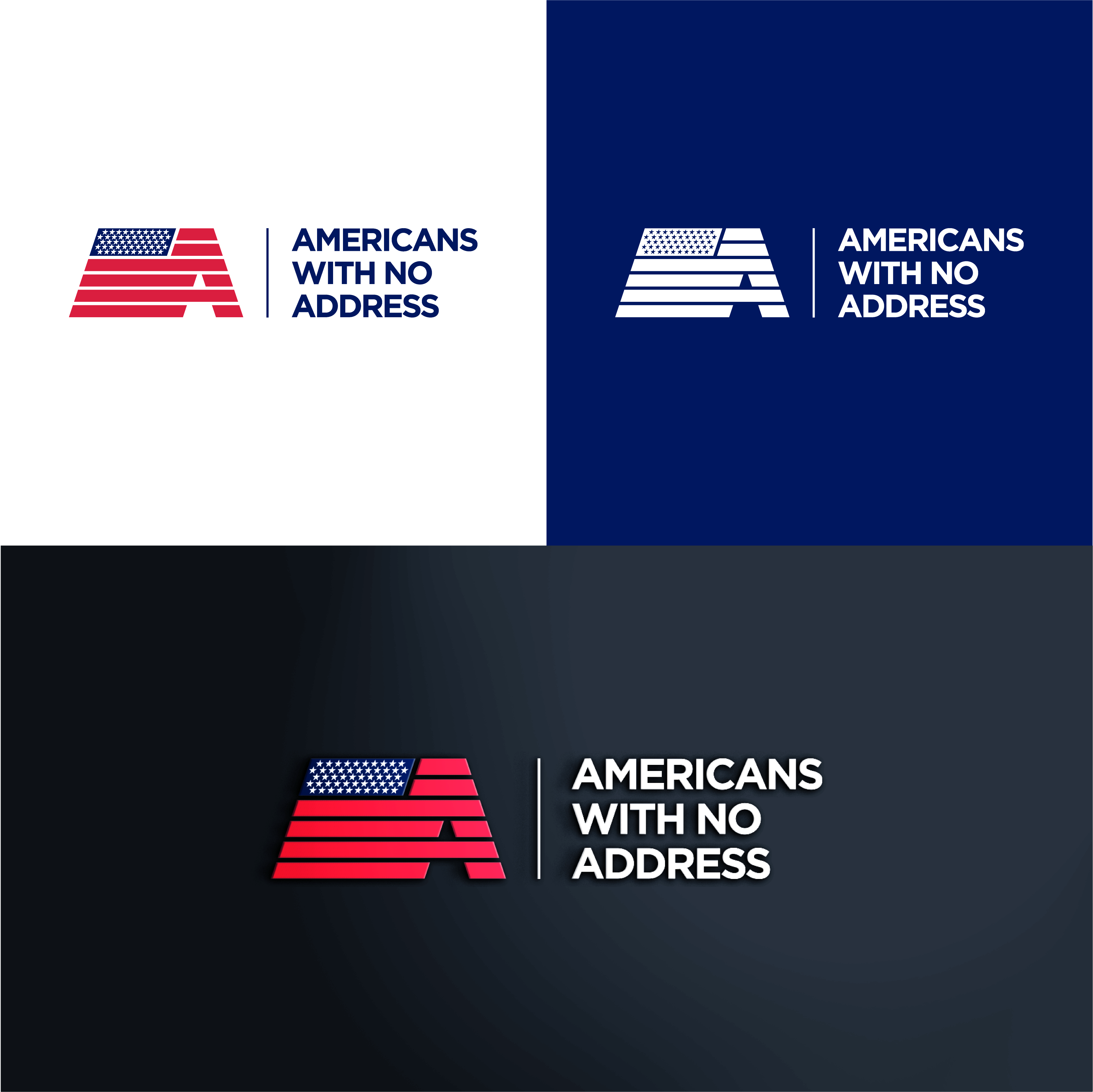 Diseño de Logo por The Lion Studios para Americans With No Address | Diseño #31950169