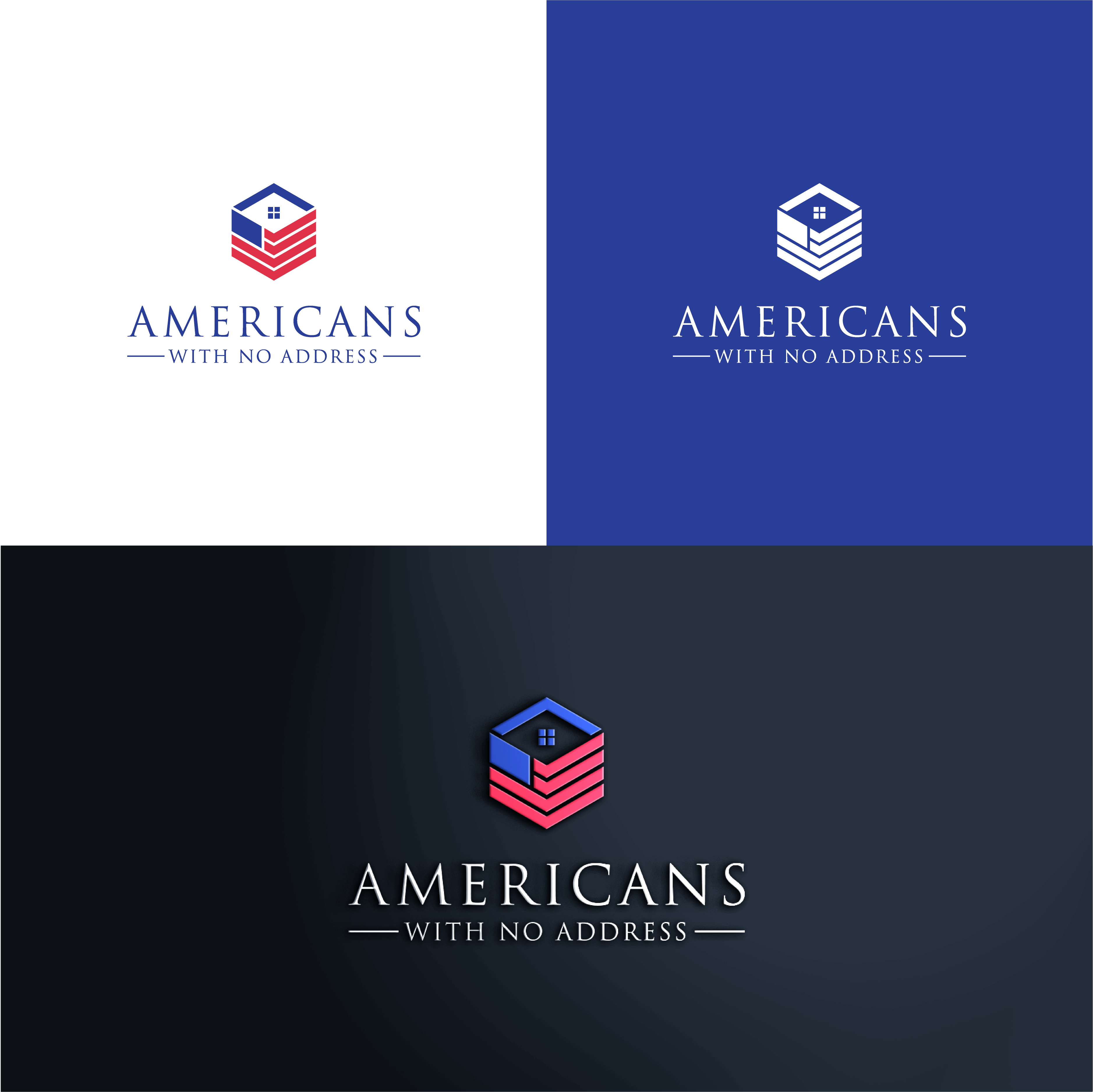 Diseño de Logo por The Lion Studios para Americans With No Address | Diseño #31950341