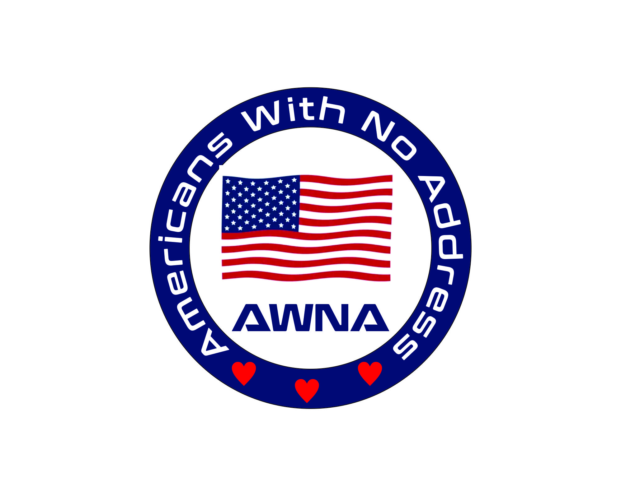 Logo Design by raviwm for Americans With No Address | Design #31954168
