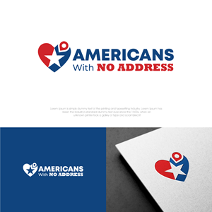 Logo Design by webeezine for Americans With No Address | Design: #31950841