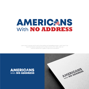 Logo Design by webeezine for Americans With No Address | Design: #31952372