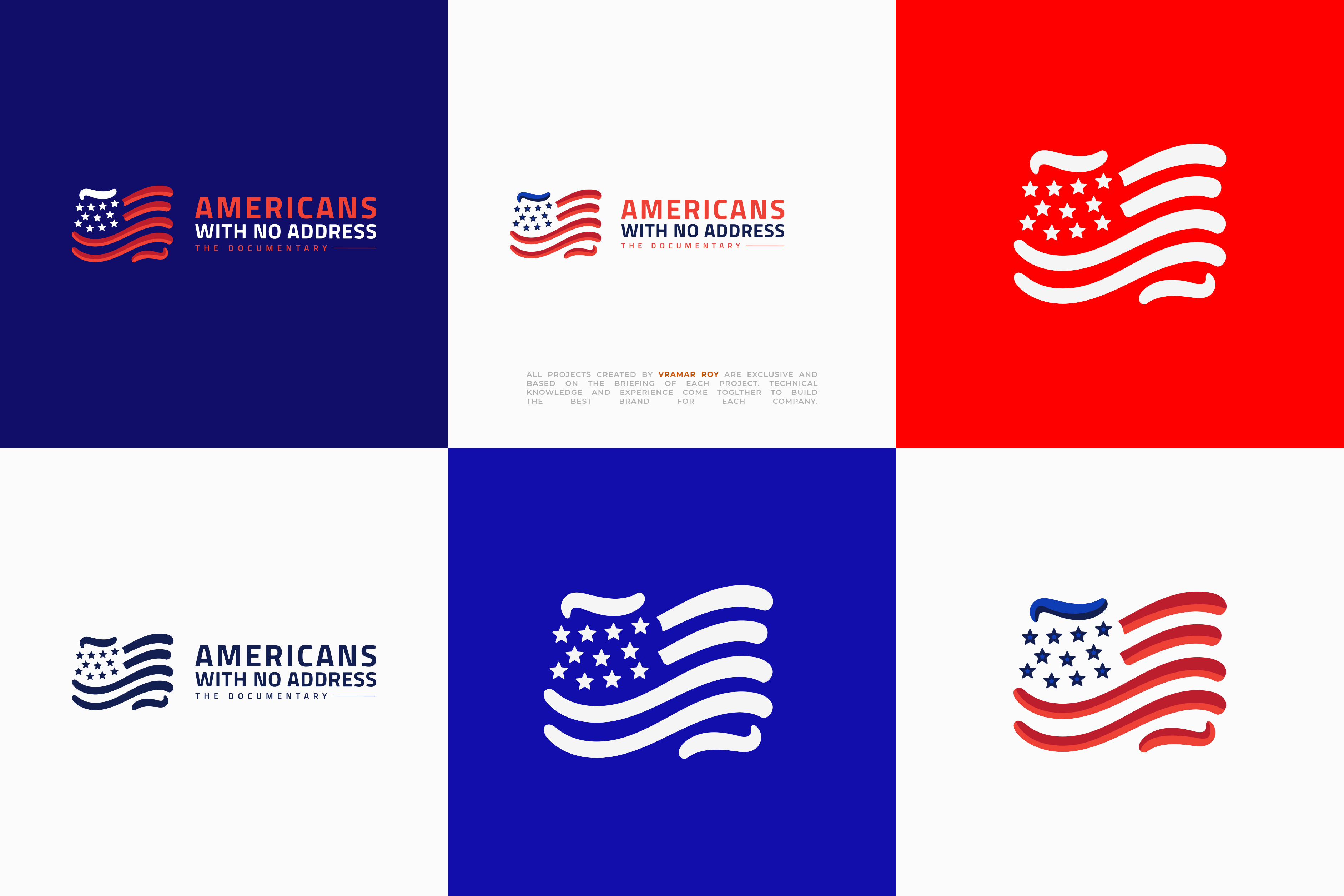 Logo Design by vramar.roy for Americans With No Address | Design #31950126
