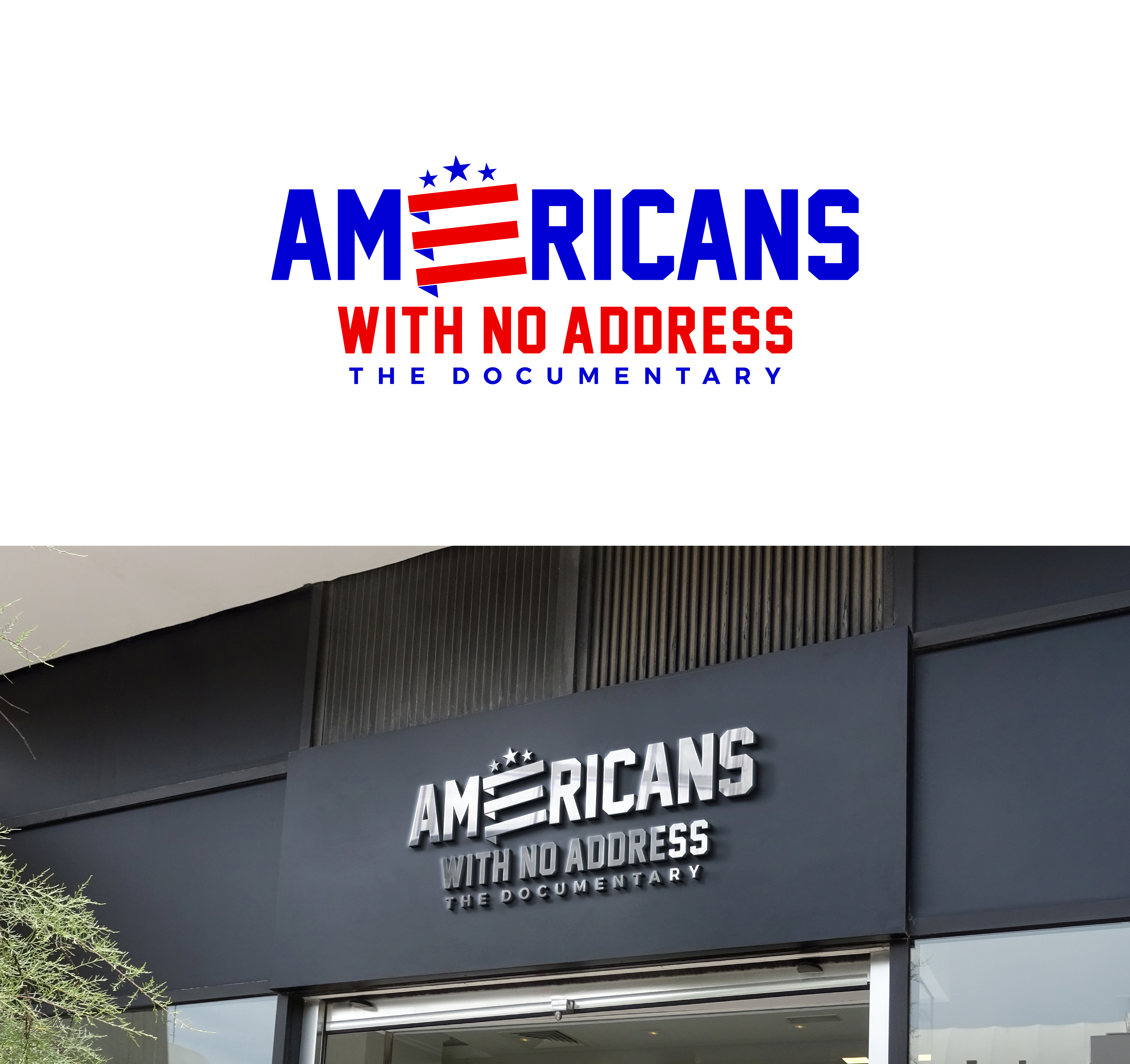 Logo Design by ChicGraphix for Americans With No Address | Design #31955384