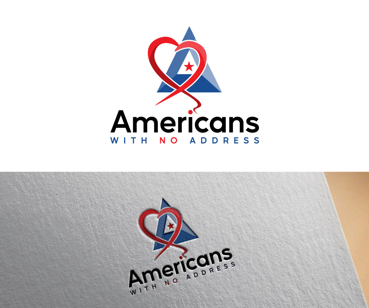 Logo Design by Ansh Design for Americans With No Address | Design #31951254