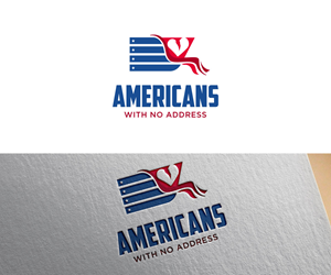Logo Design by Ansh Design for Americans With No Address | Design: #31951255