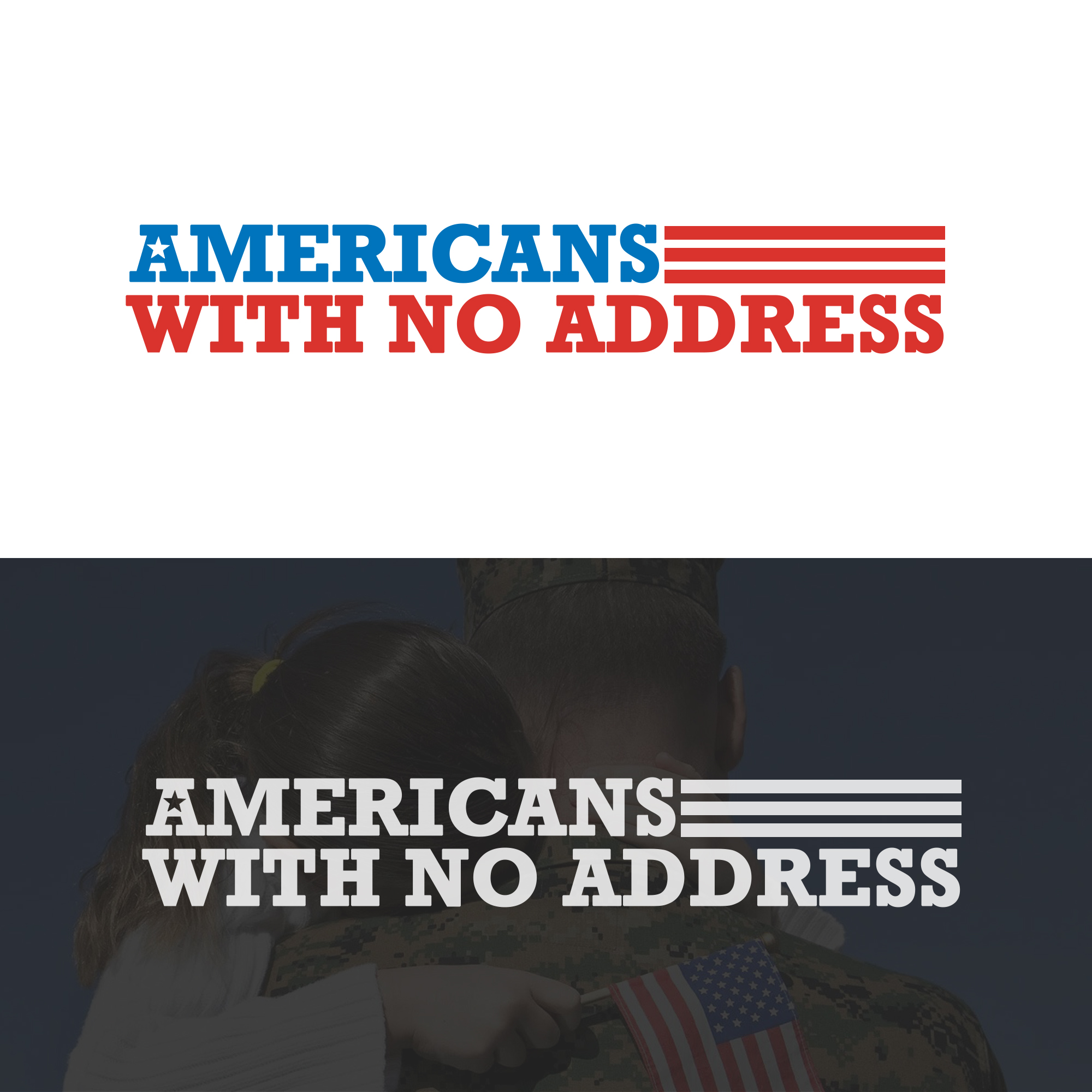 Logo Design by Joornale for Americans With No Address | Design #31962839
