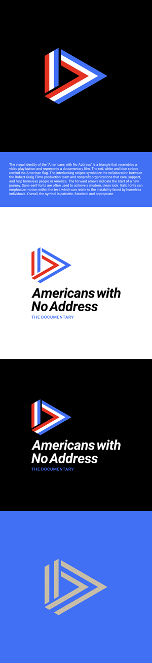 Logo Design by Sunilc for Americans With No Address | Design: #31955011