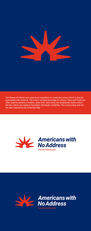 Logo Design by Sunilc for Americans With No Address | Design: #31962525
