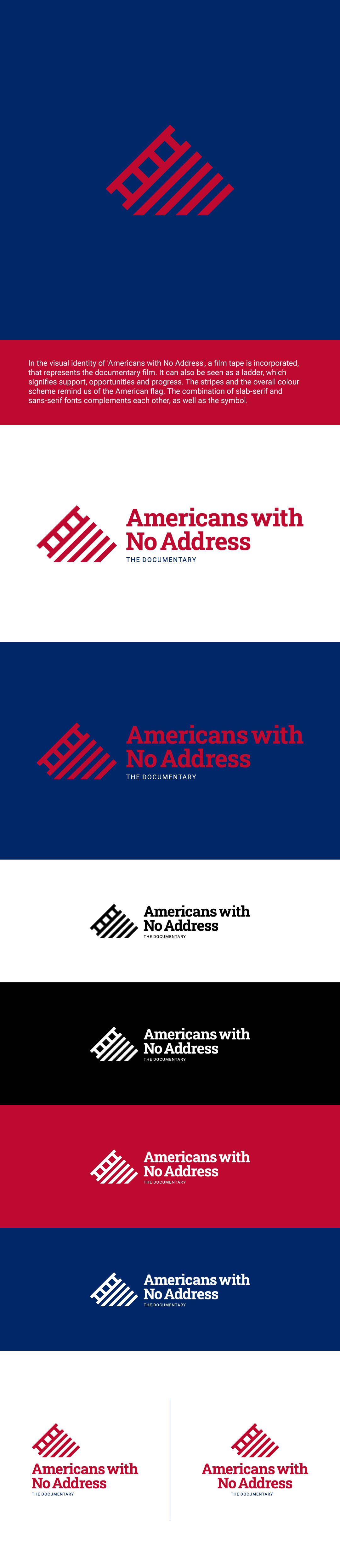 Logo Design by Sunilc for Americans With No Address | Design #31968224