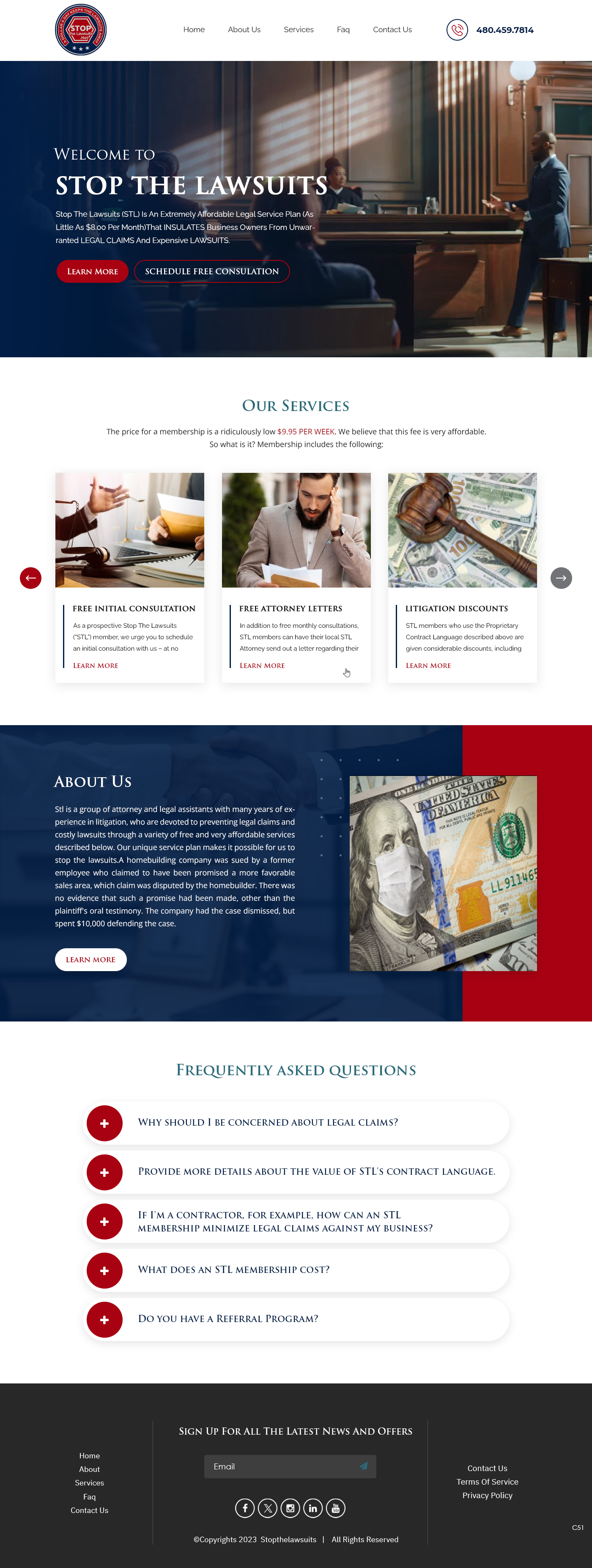 Web Design by pb for Stop The Lawsuits | Design #31961102