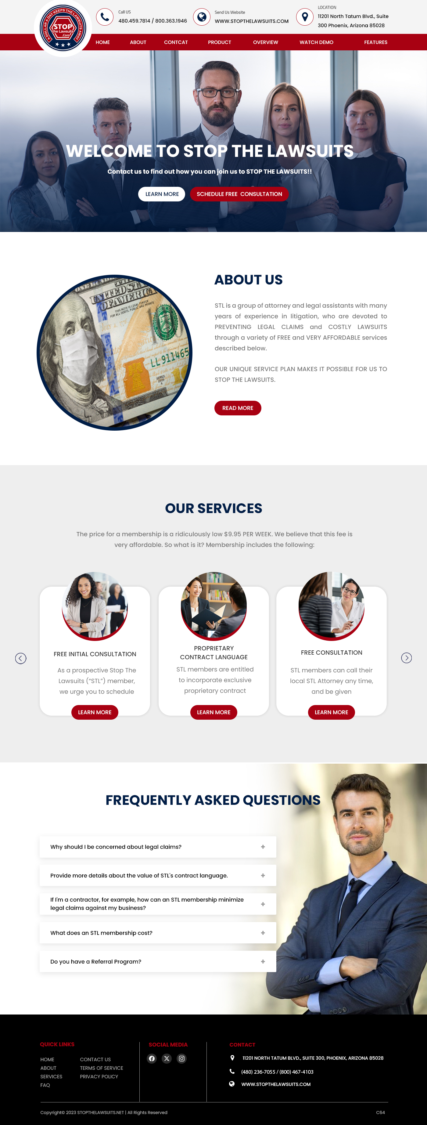 Web Design by pb for Stop The Lawsuits | Design #31961118