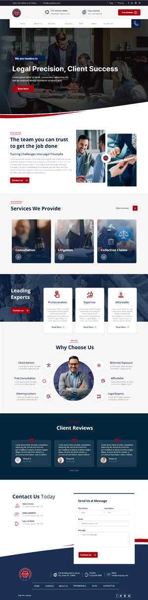 Web Design by Andrew Asiimwe for Stop The Lawsuits | Design: #31981896