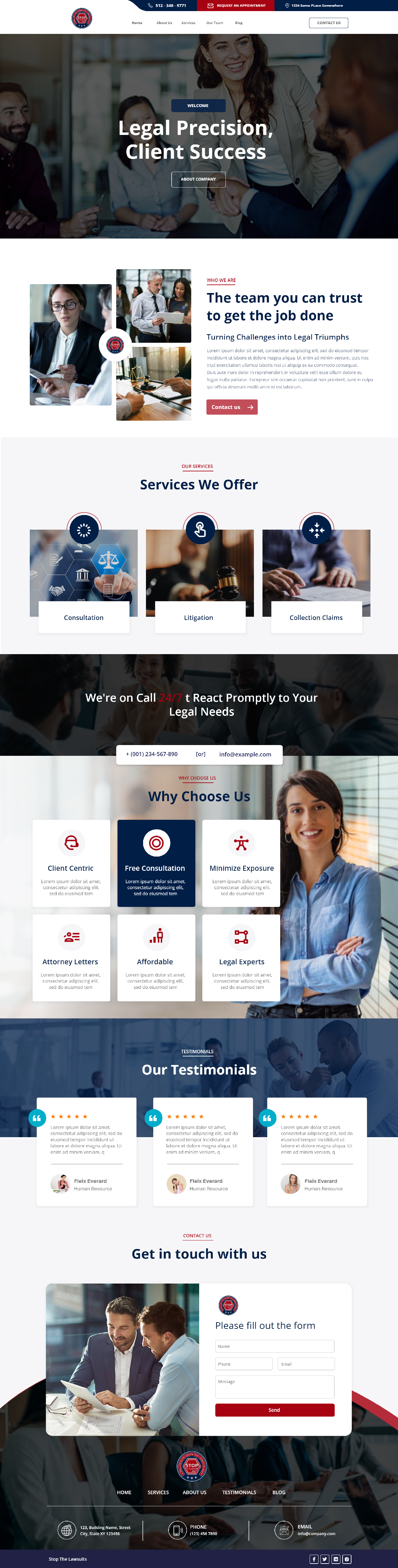 Web Design by Andrew Asiimwe for Stop The Lawsuits | Design #31981900