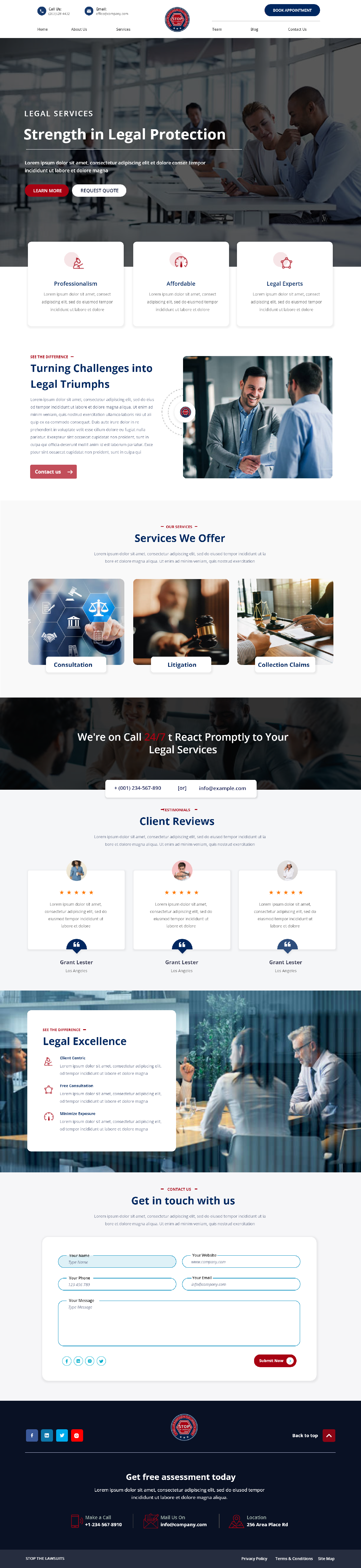 Web Design by Andrew Asiimwe for Stop The Lawsuits | Design #31981912