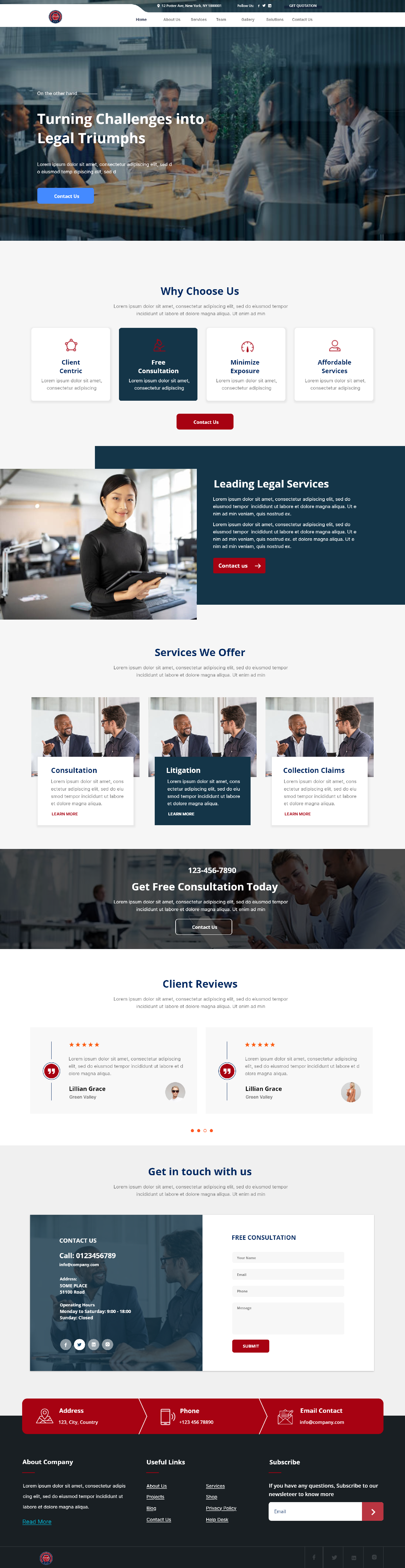 Web Design by Andrew Asiimwe for Stop The Lawsuits | Design #31981917